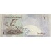 QATAR 2003 . ONE 1 RIYAL BANKNOTE . with WATERMARK . EAGLE BEAK